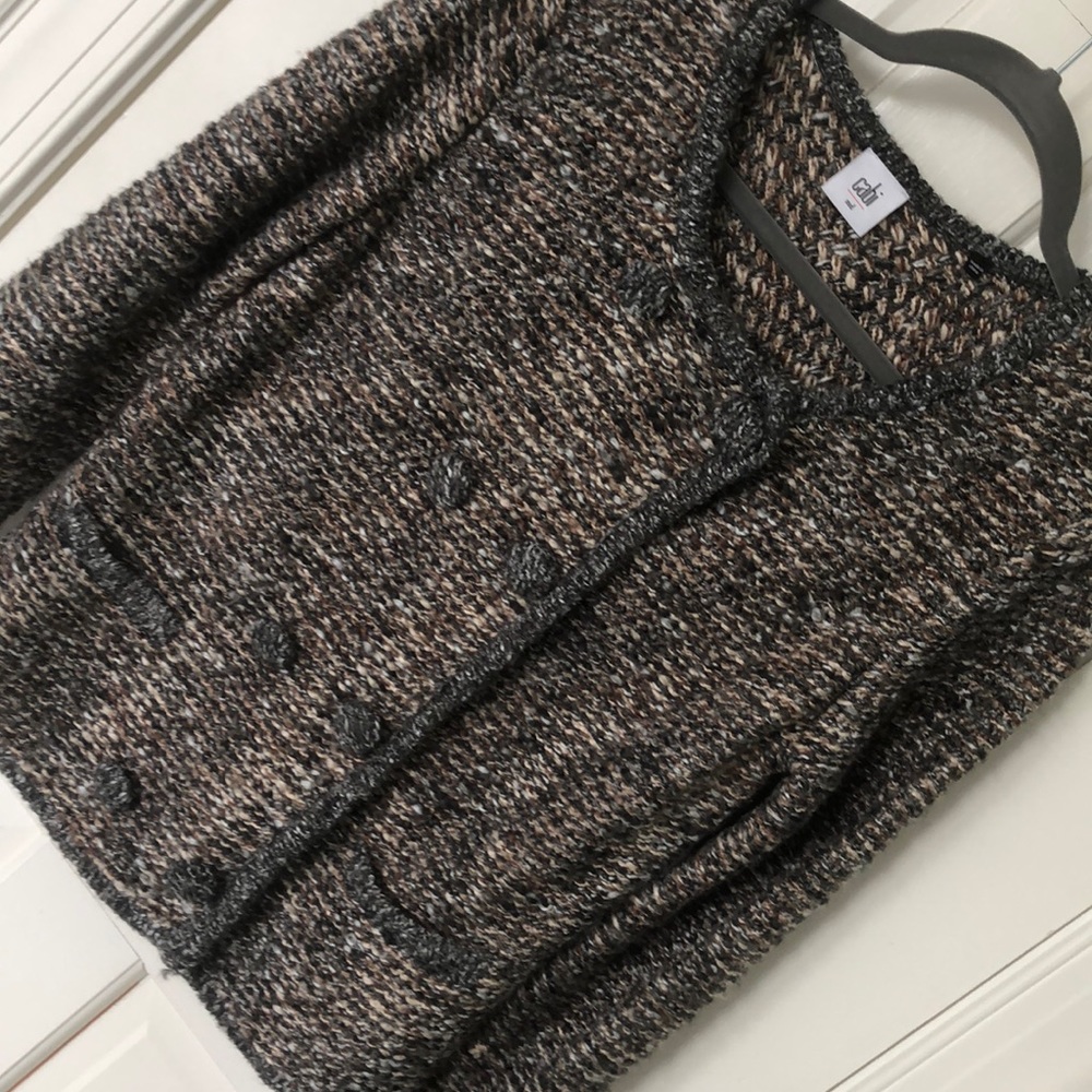CAbi double breasted sweater Size M
